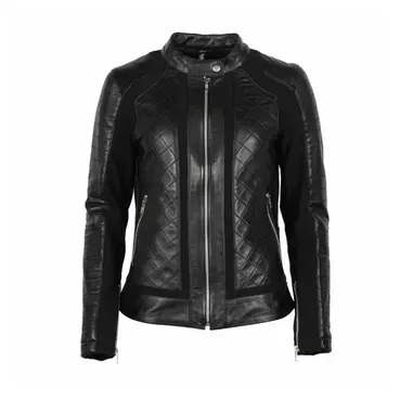 Helstons Kate Lady Leather мотокуртка Black Черный
