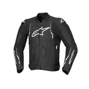 Alpinestars Dusk Leather мотокуртка Black White