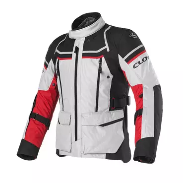 Clover Outland 2 Wp мотокуртка Grey Red Black Красный
