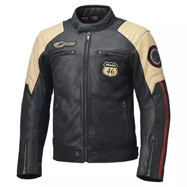 Held Baker 2 Leather мотокуртка Black Beige Бежевый