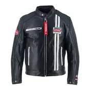HELSTONS Boxer lederjacke Черно-белый