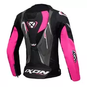 Ixon Vortex 3 Lady Leather мотокуртка Black Pink White Розовый