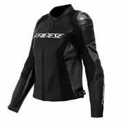 Dainese Racing 4 Lady Leather мотокуртка Black Черный