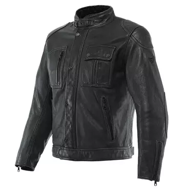 Dainese Atlas Leather мотокуртка Black Черный