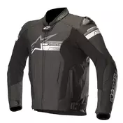 Alpinestars Fuji Airflow Leather мотокуртка Black Черный
