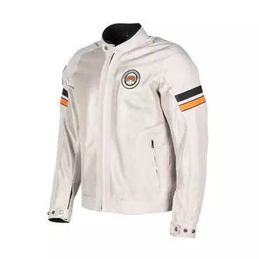 Helstons Elron Mesh мотокуртка Silver Black Orange Серый