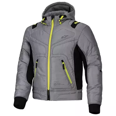 ALPINESTARS Mohobbs WP Kapuzenjacke Lunar Grey / Lime Punch