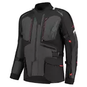 RUSTY STITCHES Cliff jacke Black / Grey / Red