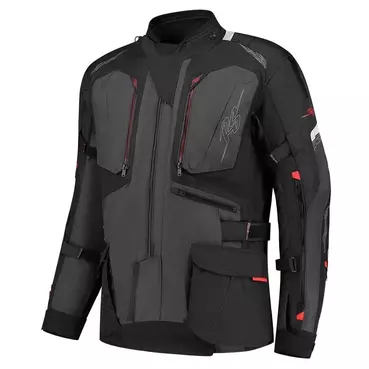 RUSTY STITCHES Cliff jacke Black / Grey / Red