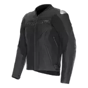 Dainese Racing 5 Leather мотокуртка Black Черный