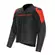 Dainese Racing 5 Leather мотокуртка Black Red Fluo Красный