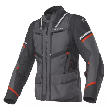 Clover Savana 3 Wp Lady мотокуртка Black Grey Серый