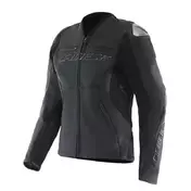 Dainese Racing 5 Women Leather мотокуртка Black Черный