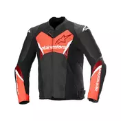 Alpinestars Faster V3 Airflow Leather мотокуртка Red Красный