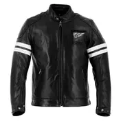 Helstons Jake Speed Buffalo Leather мотокуртка Black Черный
