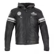 Helstons Riposte Buffalo Leather мотокуртка Black Черный