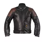Helstons Chuck Leather мотокуртка Black Camel Черный