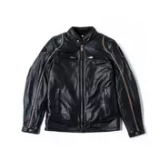 Helstons Modelo Leather мотокуртка Black Beige Черный