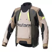 Alpinestars Halo Drystar мотокуртка Sand Yellow Fluo Коричневый