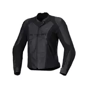 Alpinestars Stella Faster V3 Leather мотокуртка Black Черный