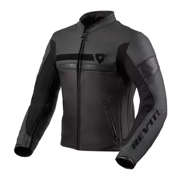 Rev'it Mile Leather мотокуртка Black Черный