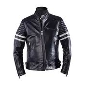 Helstons Yukon Leather мотокуртка Black Черный