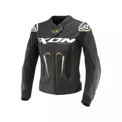 Ixon Vortex 3 Lady Leather мотокуртка Black White Gold Золотистый