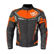 Berik 223318 мотокуртка Black Orange Fluo Grey Оранжевый