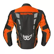 Berik 223318 мотокуртка Black Orange Fluo Grey Оранжевый