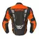 Berik 223318 мотокуртка Black Orange Fluo Grey Оранжевый