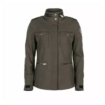 Helstons Tara Women's мотокуртка Khaki Зеленый