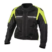 Helite Vented Airbag мотокуртка Black Hi Vis Желтый