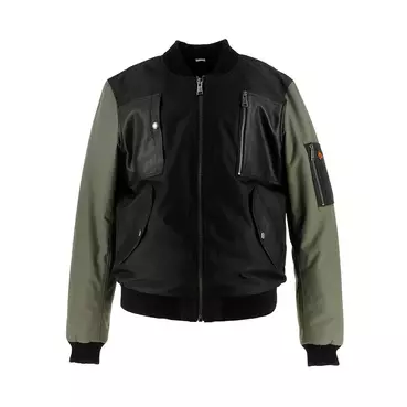 Helstons H-bomb мотокуртка Black Khaki Черный