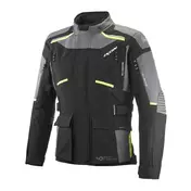 Ixon Midgard мотокуртка Black Grey Yellow Fluo Желтый
