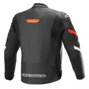 Alpinestars Faster V2 Leather мотокуртка Black Red Красный
