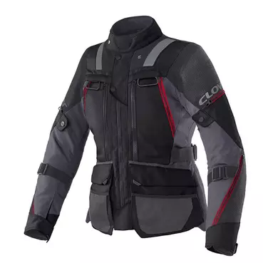 Clover Outland 3 Wp Lady мотокуртка Red Black Черный