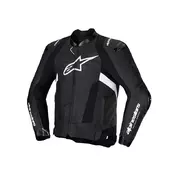 Alpinestars Missile V3 Leather мотокуртка Black White Белый