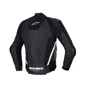 Alpinestars Missile V3 Leather мотокуртка Black White Белый