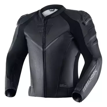 REBELHORN Fighter lederjacke Черный