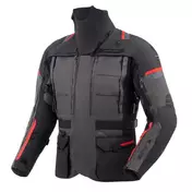 REBELHORN Cubby V jacke Black / Anthracite / Red