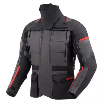 REBELHORN Cubby V jacke Black / Anthracite / Red