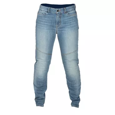 Klim Betty Tapered Stretch Denim Jeans Ice Blue Синий