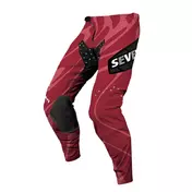Seven Mx Zero 26.1 Sway мотоштаны Burgandy Красный