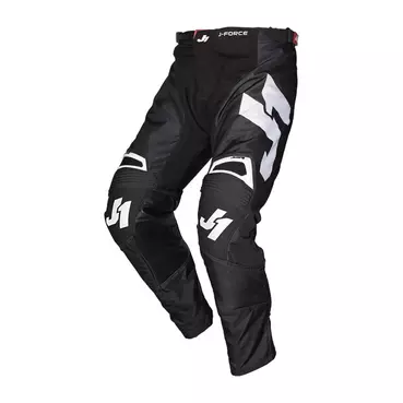 Just-1 J Force Terra мотоштаны Black White Черный