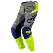 O'neal Element Factor мотоштаны Grey Blue Yellow Серый