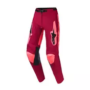 Alpinestars Racer Riway 2026 мотоштаны Red Coral Белый