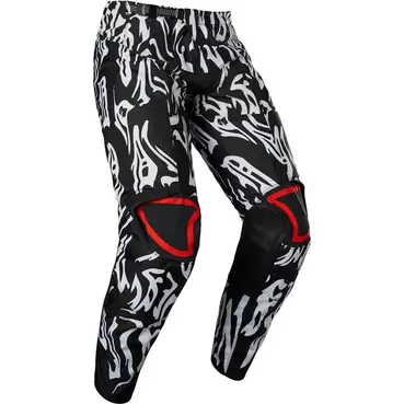 Fox 180 Peril мотоштаны Black Red Черный