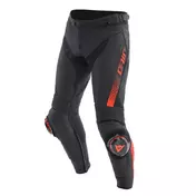 Dainese Super Speed Leather мотоштаны Red Черный