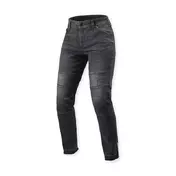 Rev'it Moto 2 Slim Lady Short Jeans Black Черный