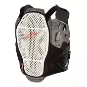 Alpinestars A-4 Max Chest Protection White Red Белый